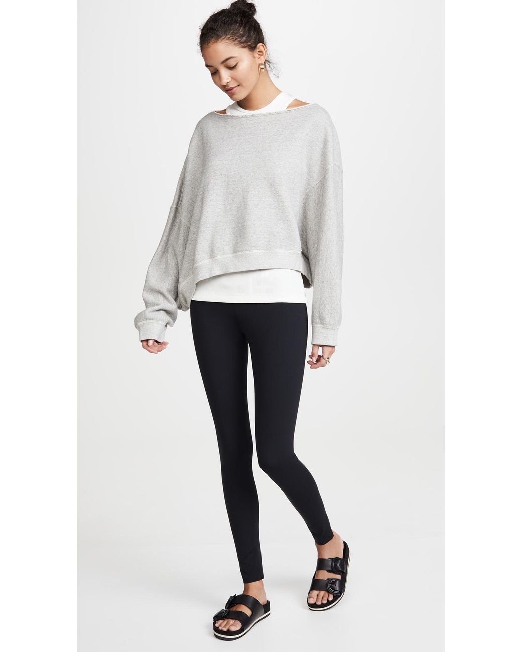 Commando Blue Fast Track Full Leggings