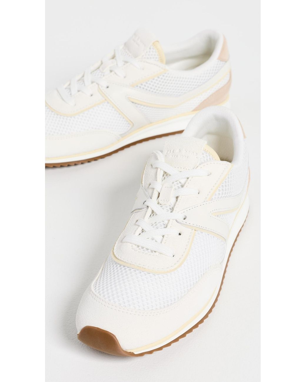 Rag & Bone White Retro Trainer Sneakers