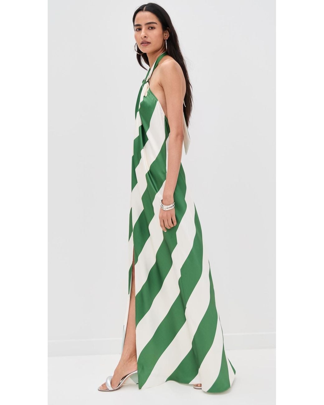 Ronny Kobo Chantell Dress in Green | Lyst