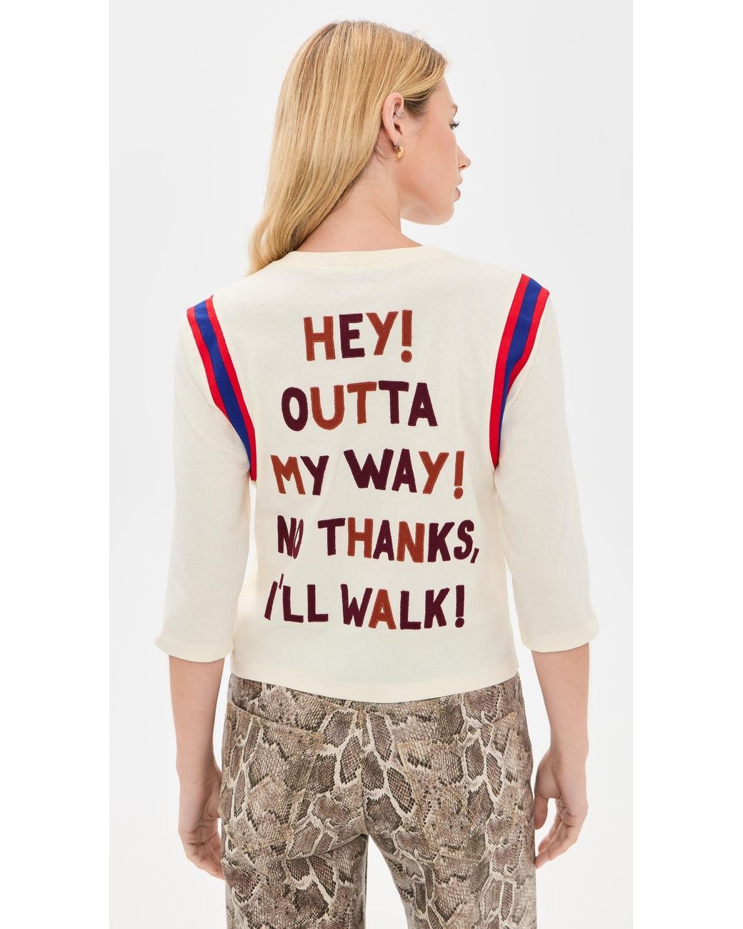 Mother Multicolor The Better Half Insert Tee