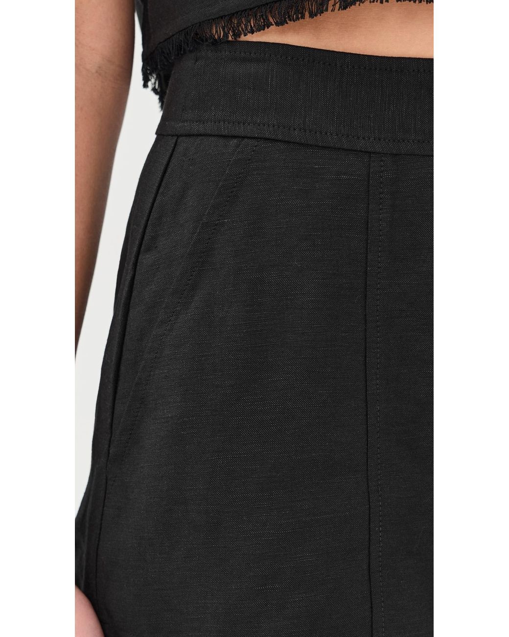 Jonathan Simkhai Black Dax Shorts