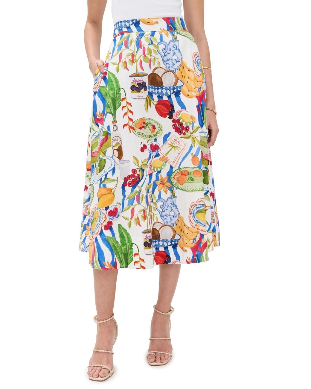 Farm Rio Midi Skirt