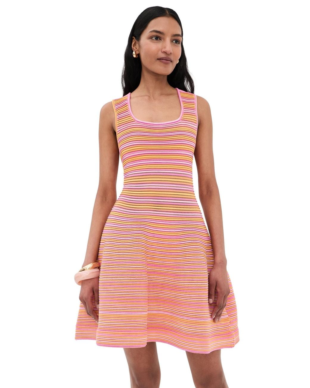 Jonathan Simkhai Pink Cally Mini Dress