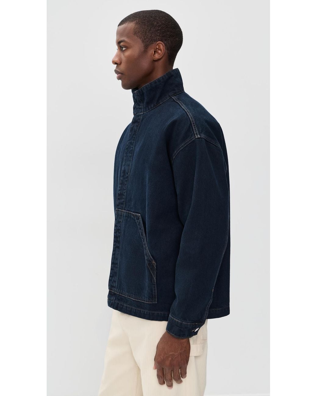 Warp & Weft Blue Cdmx Jacket for men