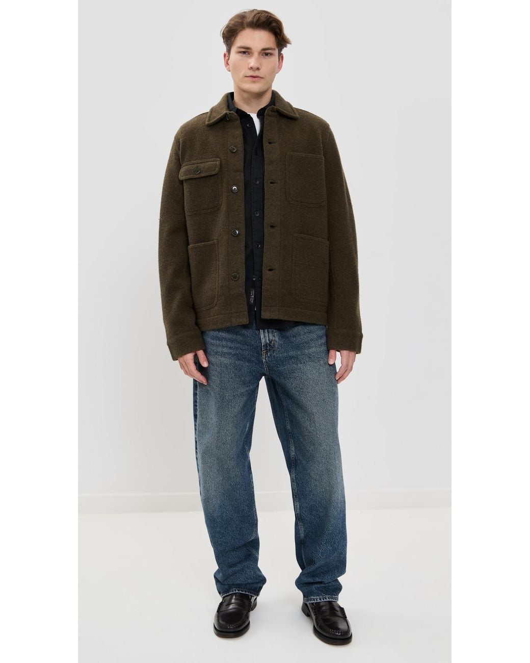 Alex Mill Black Work Jacket for men