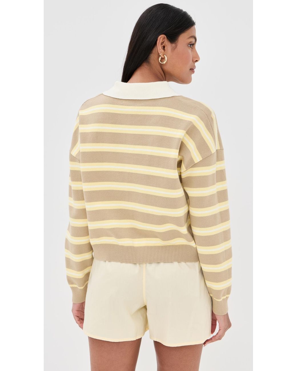 Le Bos Natural Zadie Cropped Polo