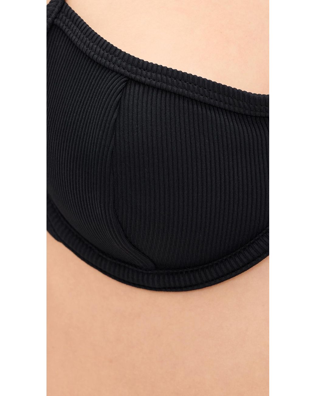 LSPACE Black Hunter Bikini Top