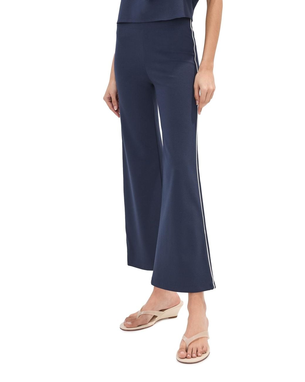 Le Bos Blue Ponte Pants