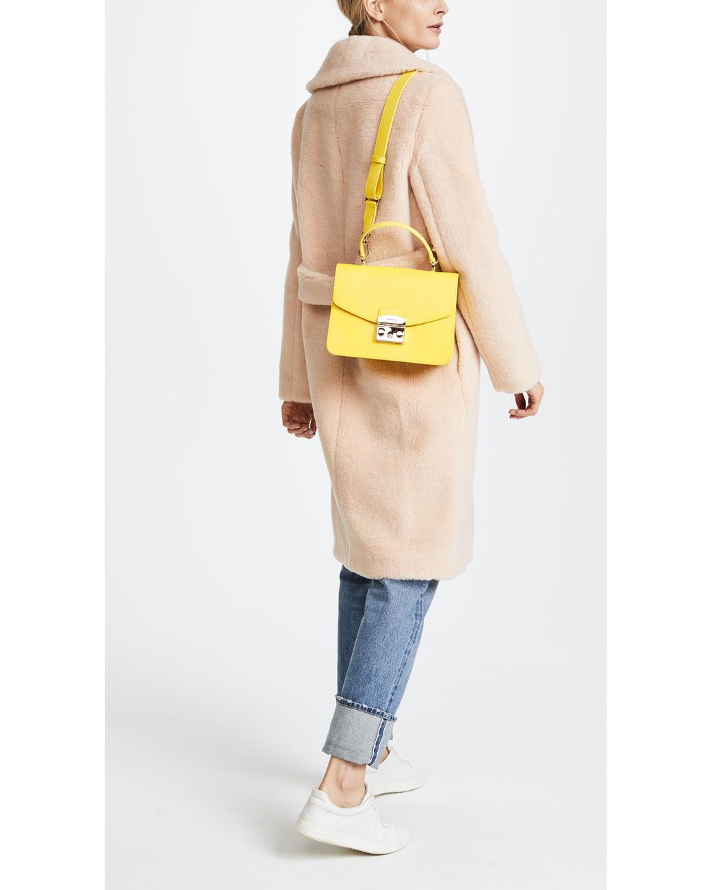 Womens Bags Top-handle bags Furla Handbag in Yellow Save 20% 