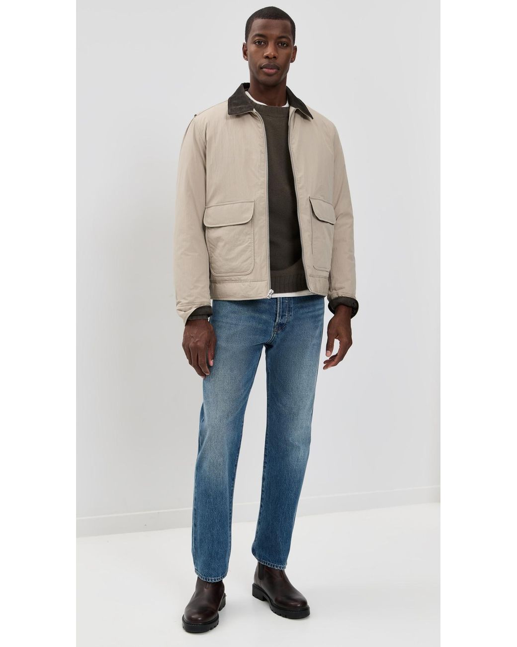 Rag & Bone Natural Derrick Filled Jacket for men