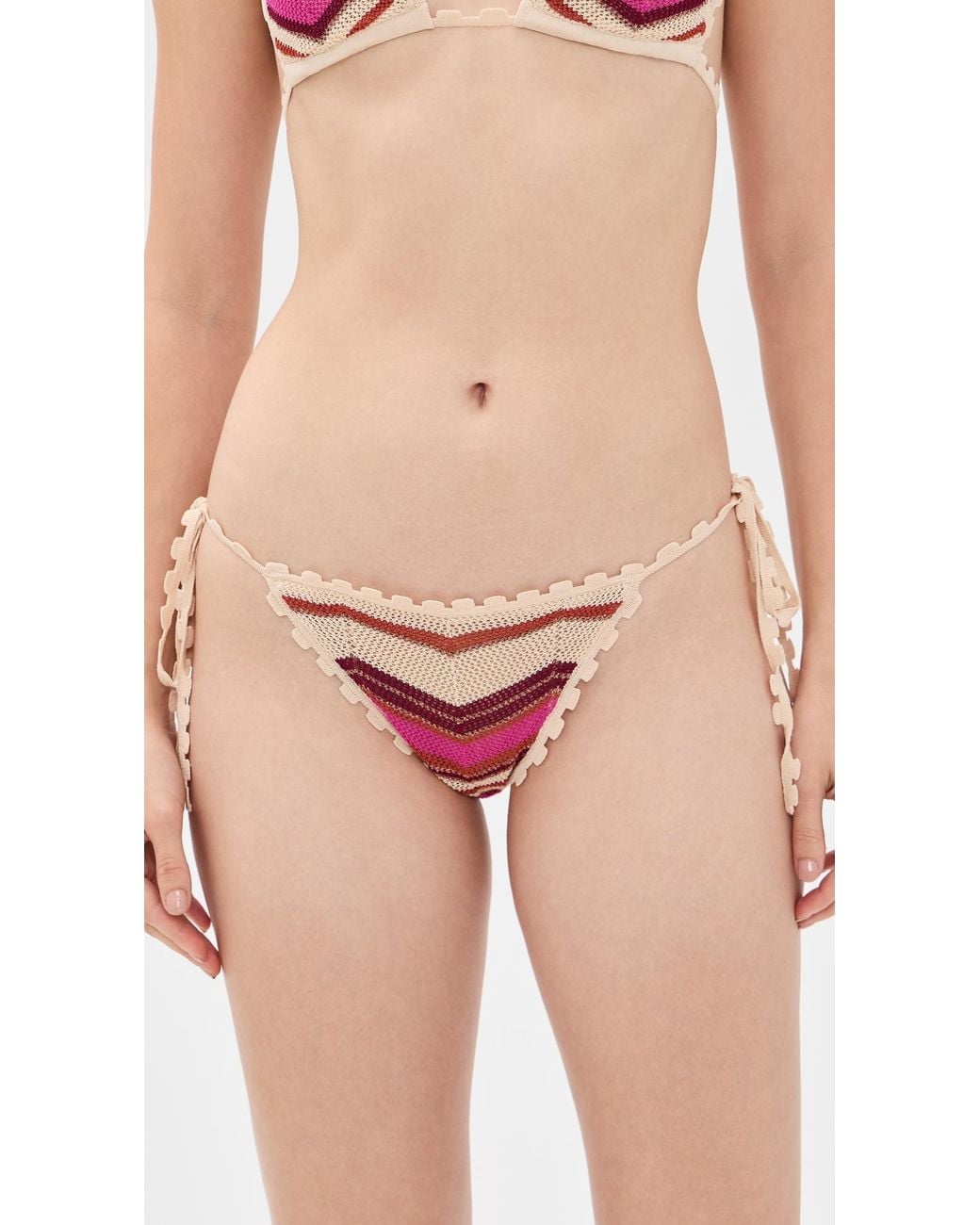 Devon Windsor Pink Alma Bikini Bottoms