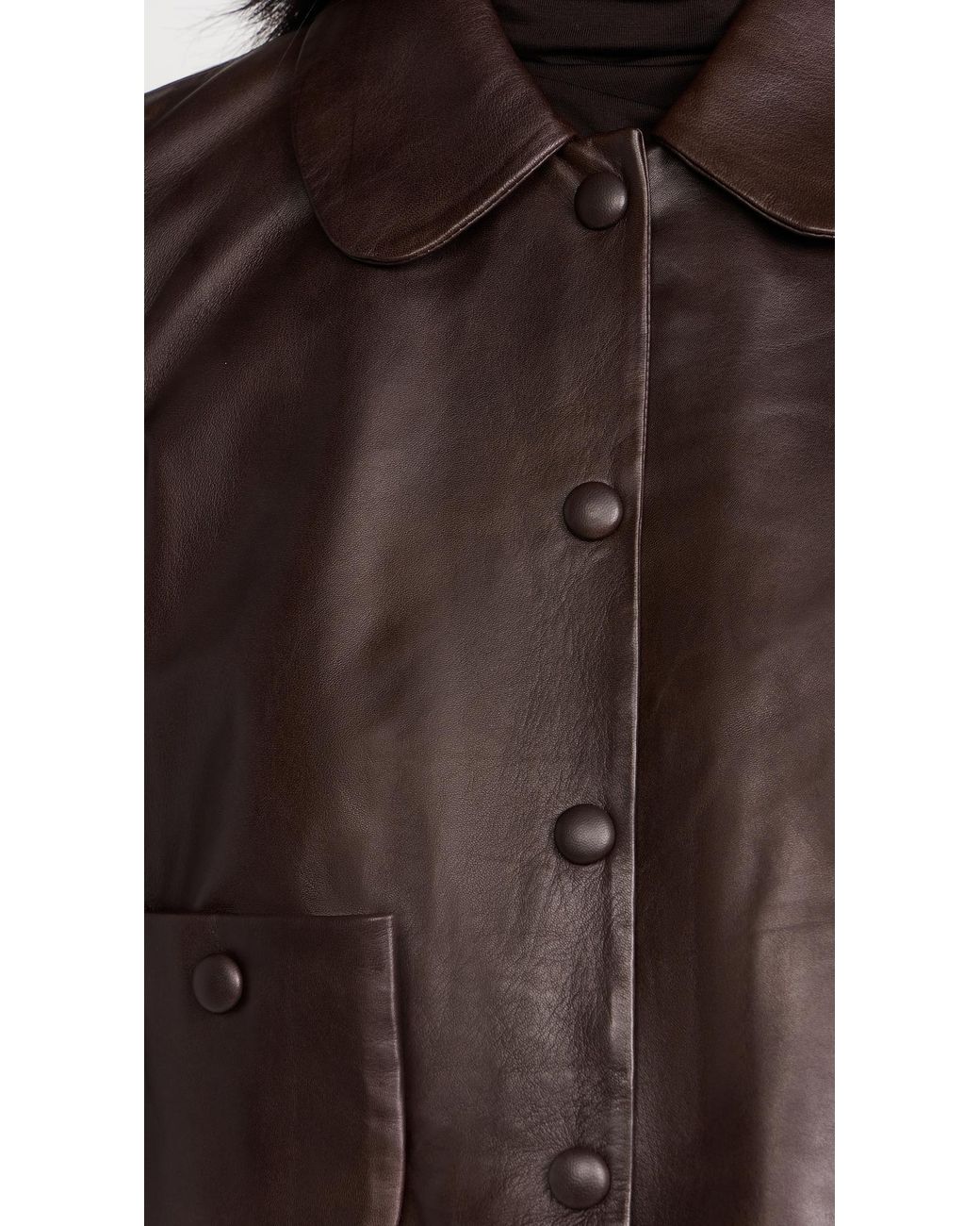 Ba&sh Black Milos Leather Jacket