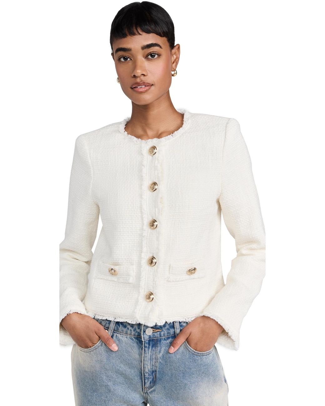 Cinq À Sept White Christie Jacket