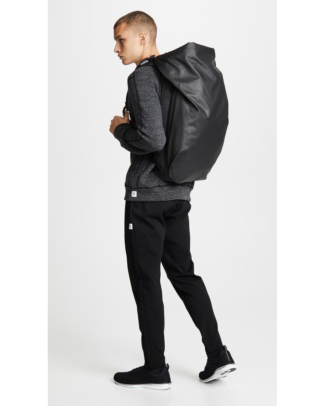 Côte&Ciel Nile Obsidian Backpack in Black | Lyst
