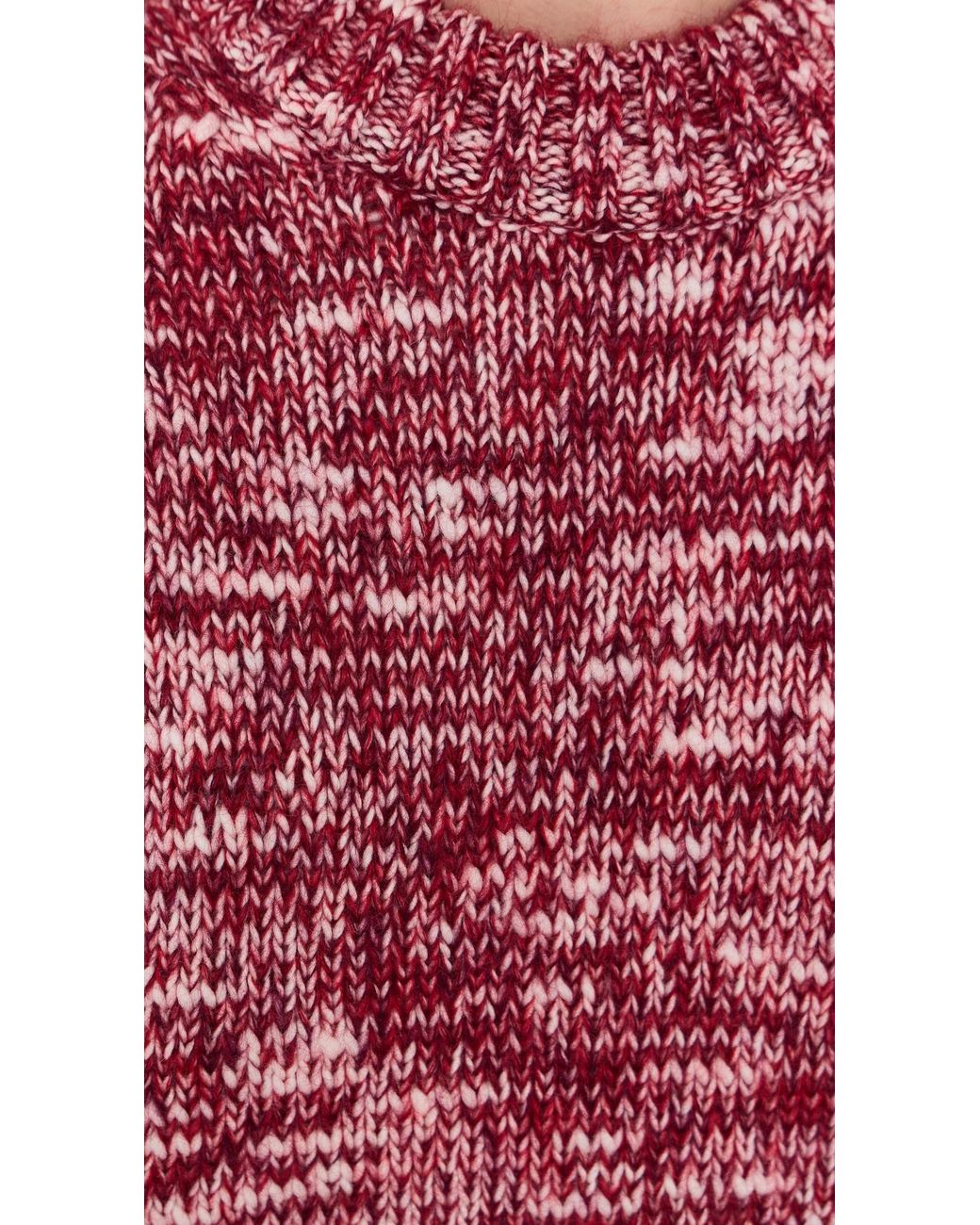 Rag & Bone Red Marlee Crew Sweater