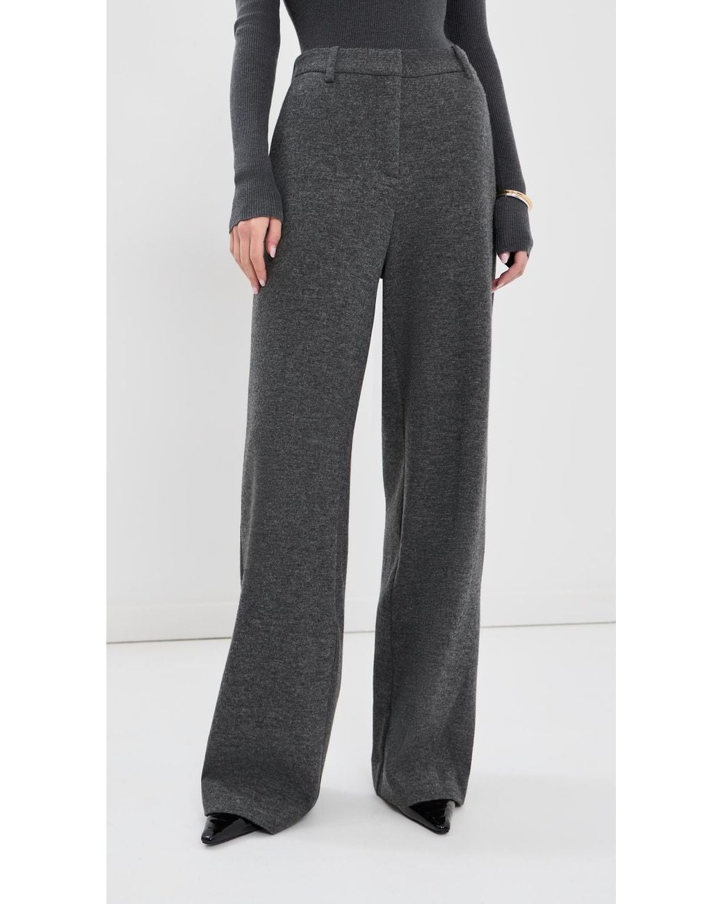 Jonathan Simkhai Black Tavar Trousers