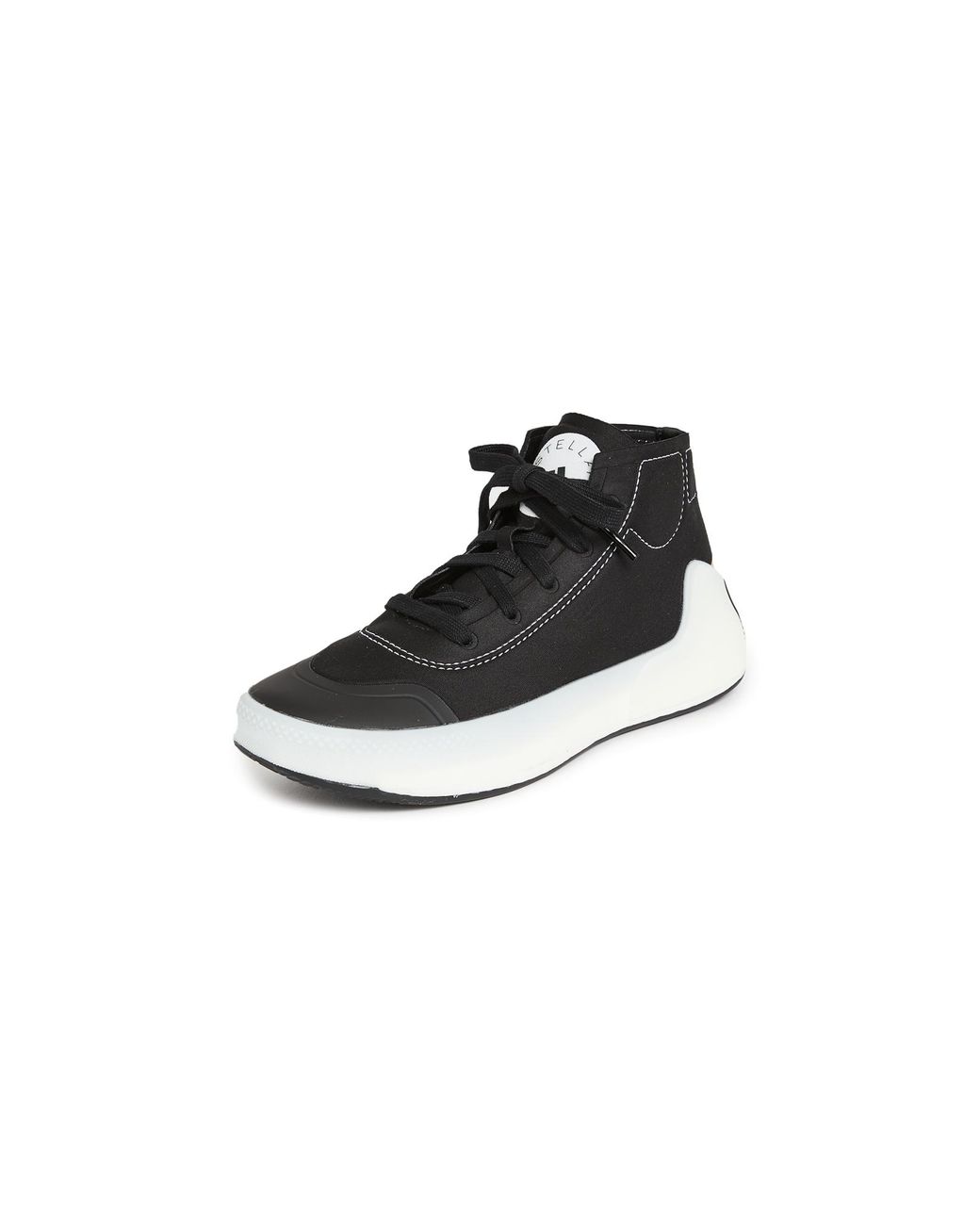 Adidas By Stella Mccartney Neoprene Asmc Treino Mid Sneakers In Black Lyst