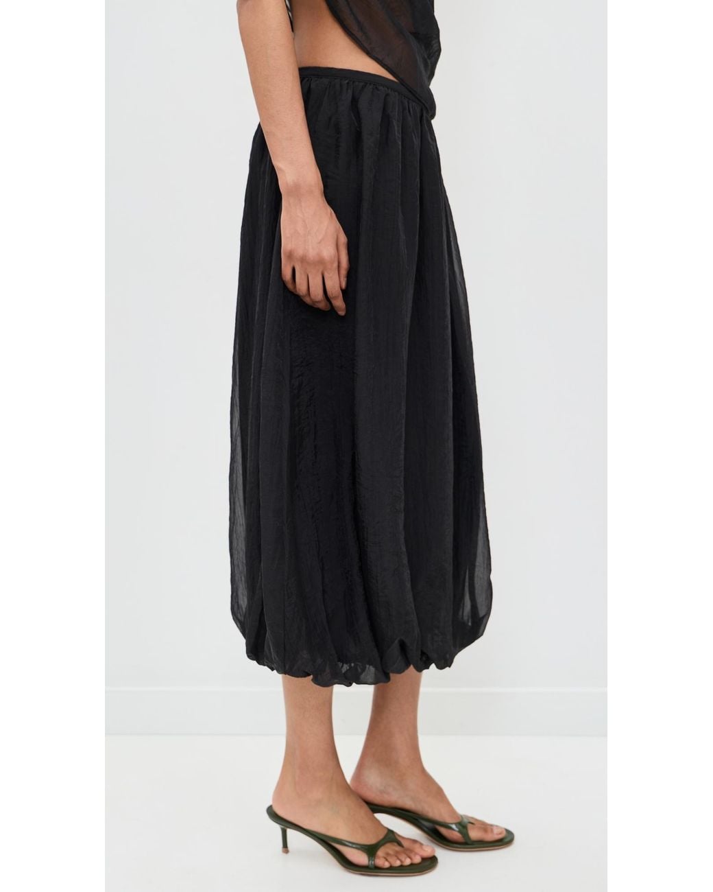 Lioness Black Intuition Bubble Midi