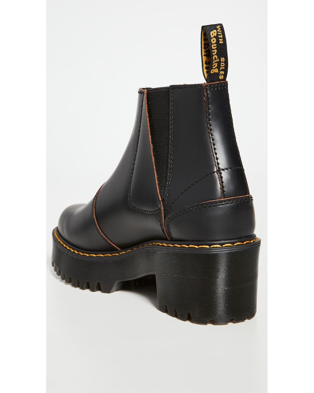 Dr. Martens Leather Rometty Ii Chelsea Boots in Black Vintage (Black) | Lyst
