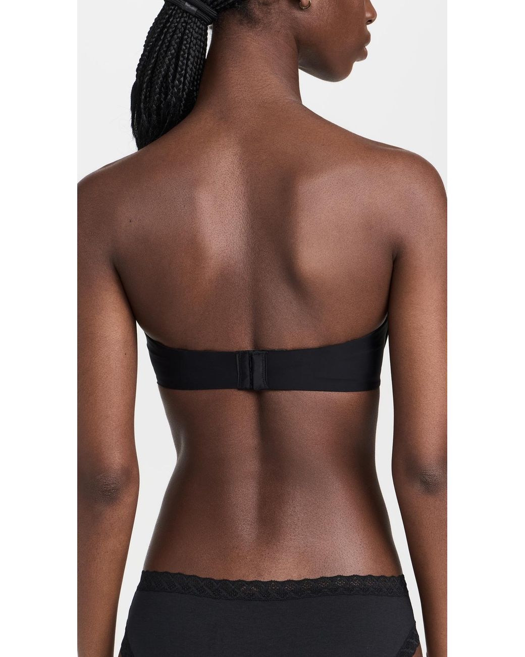 Natori Black Minimal Strapless Bra
