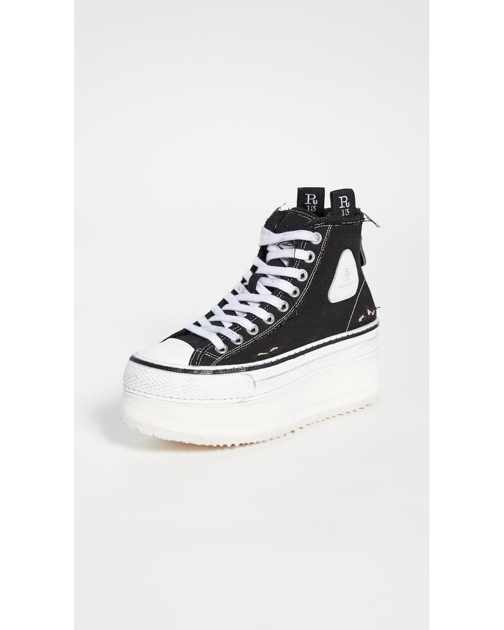 r13 platform sneakers