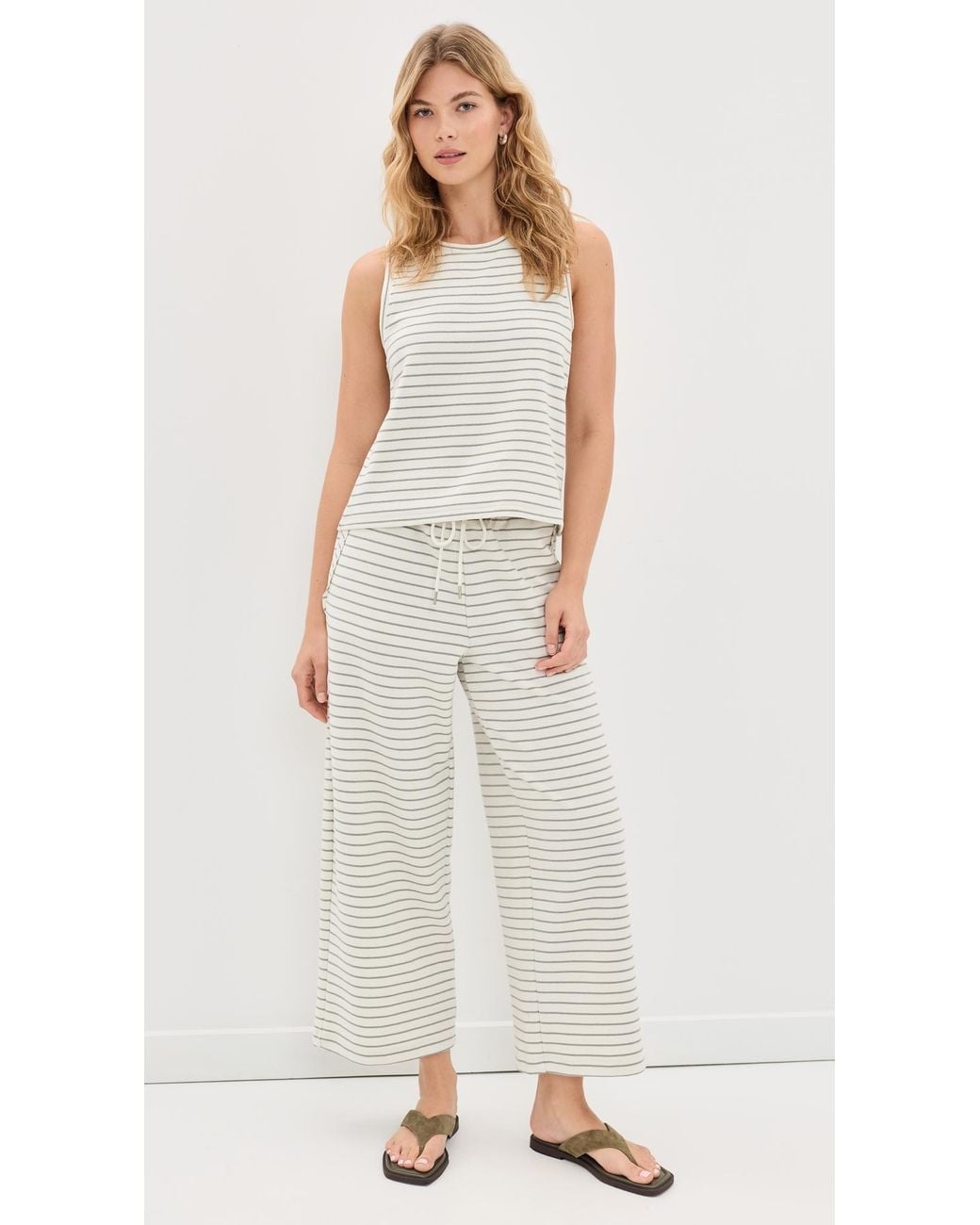 Splendid White Kennedy Stripe Pants