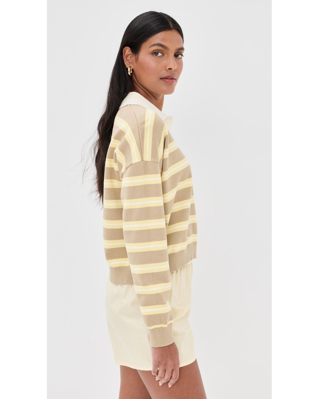 Le Bos Natural Zadie Cropped Polo