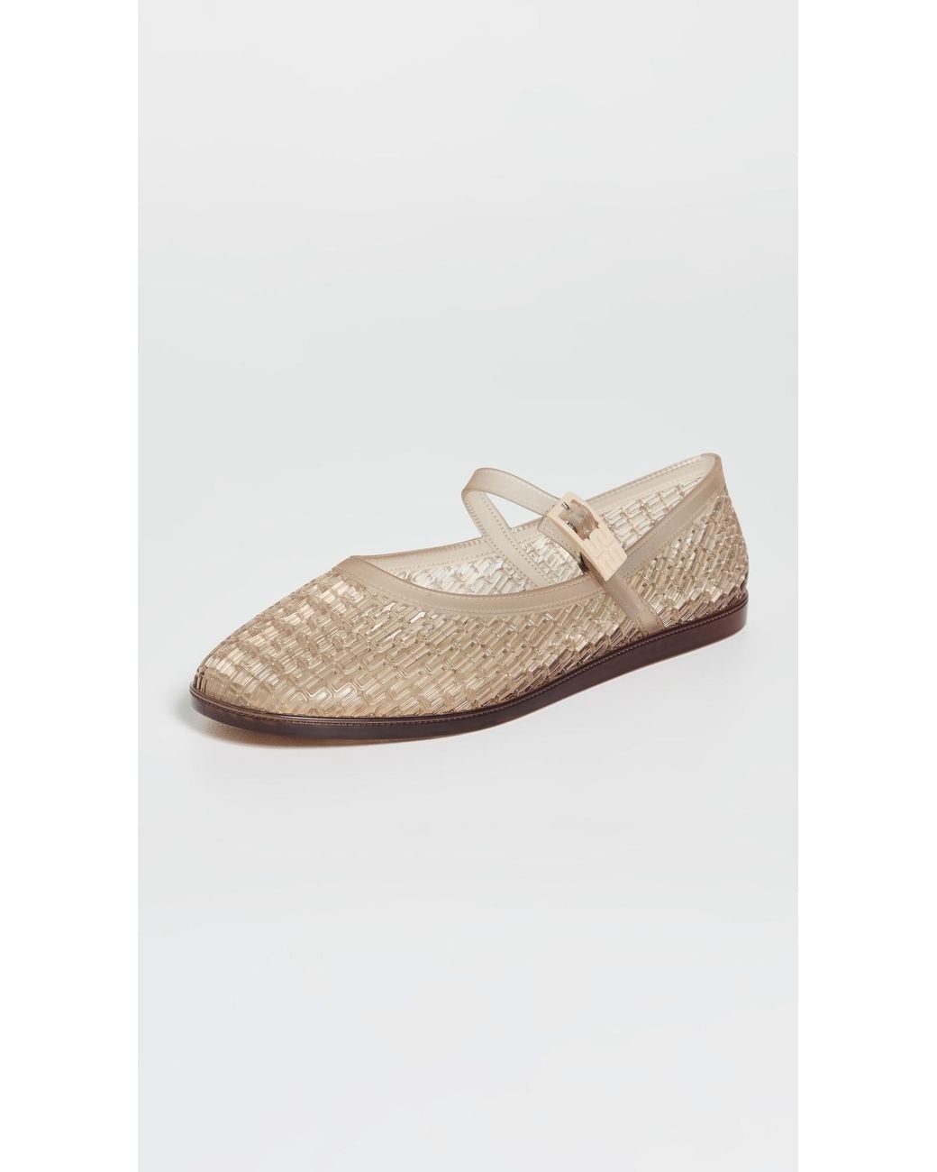 Melissa White Harper Jelly Ballet Flats