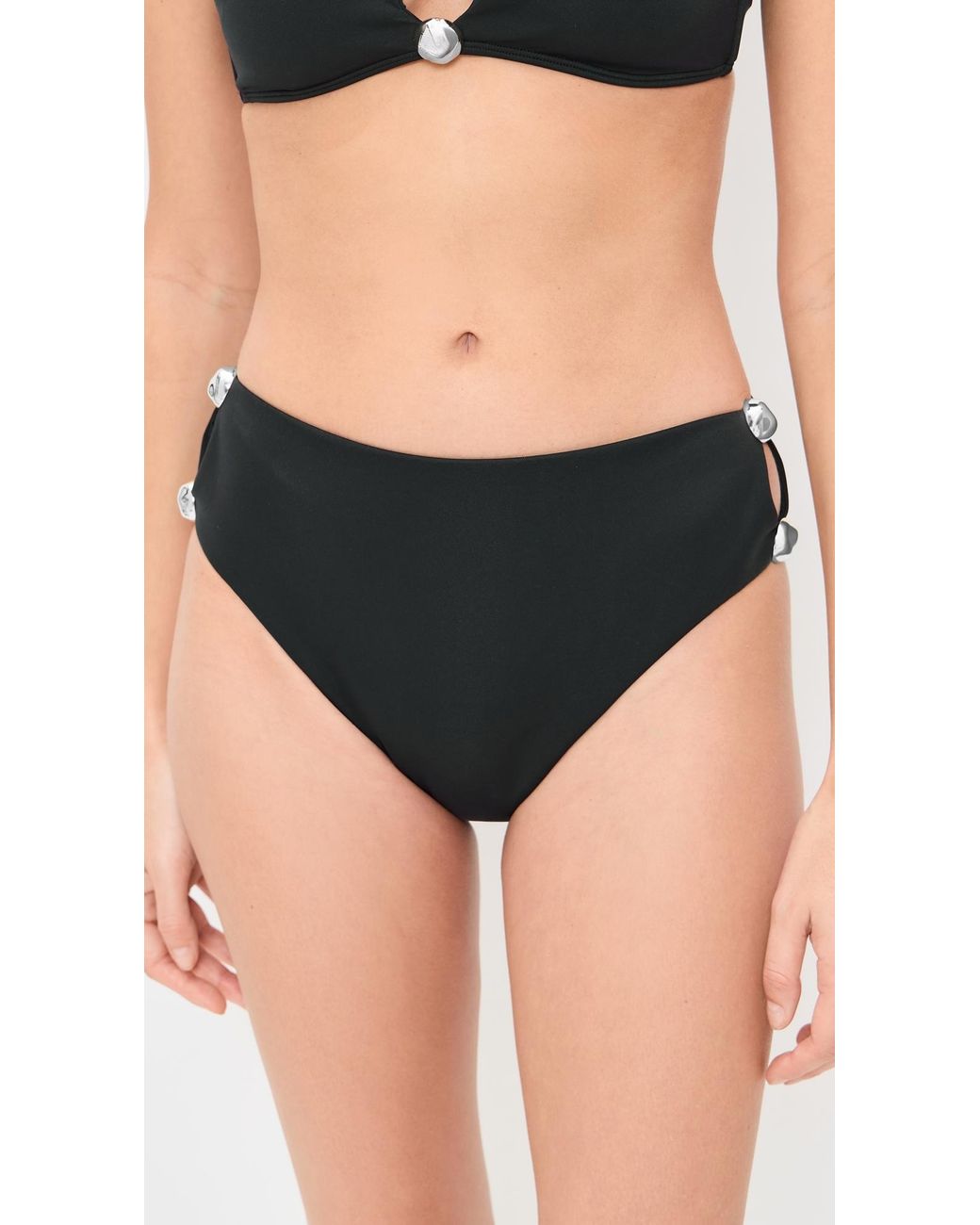 Jonathan Simkhai Black Tyas Bikini Bottoms