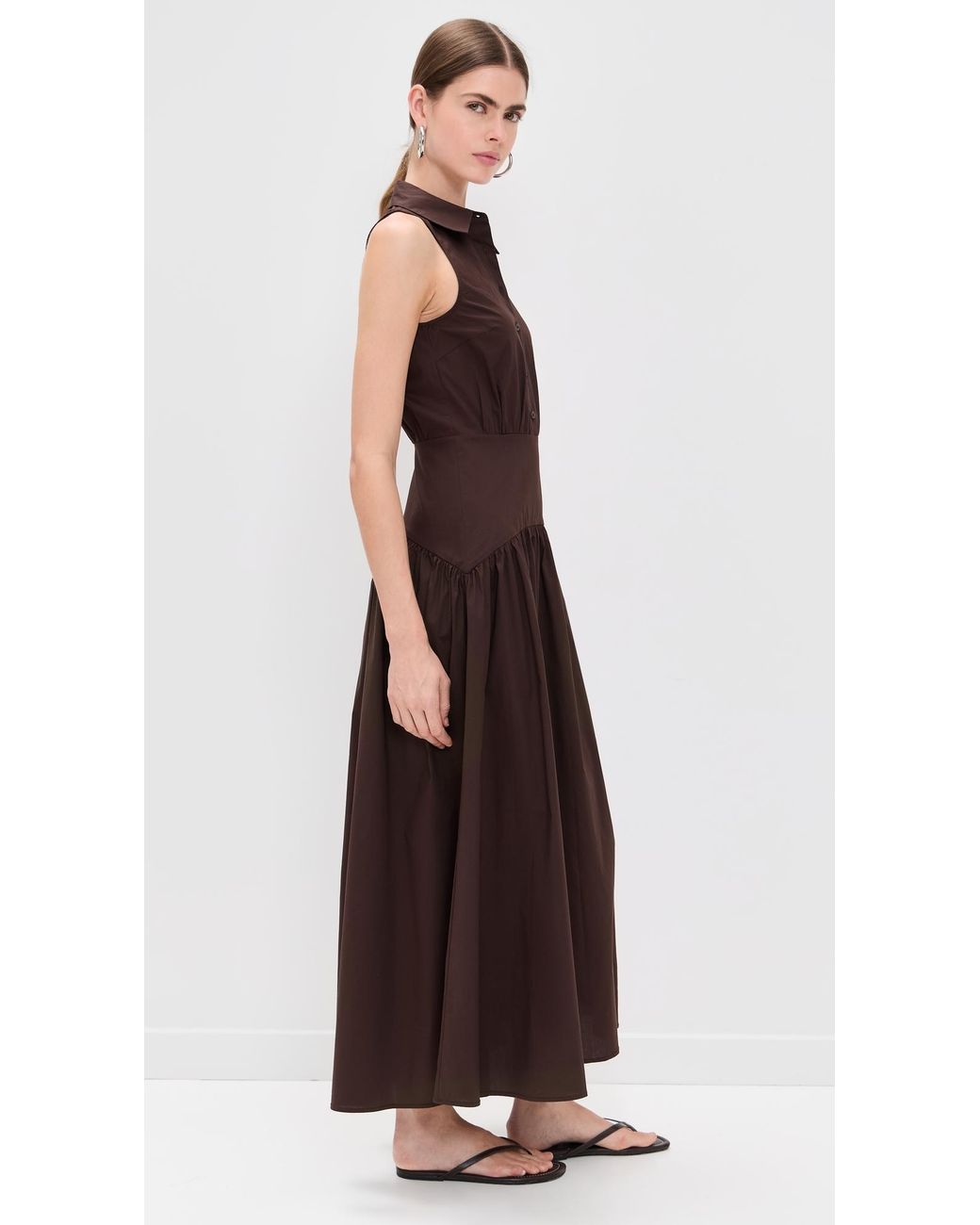 STAUD Romy Dress in Purple | Lyst