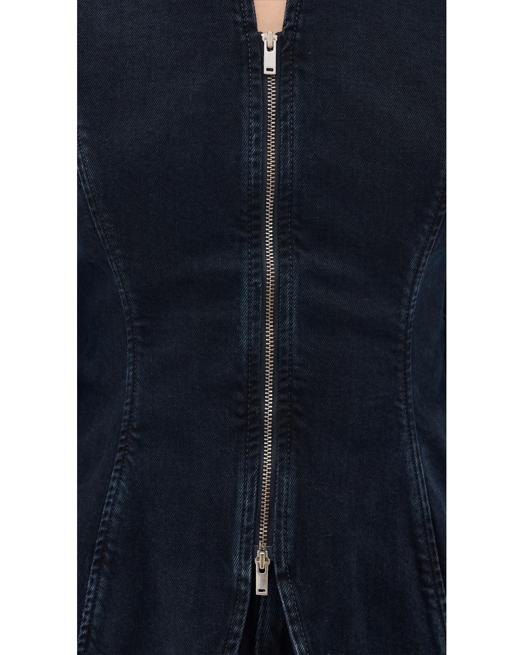 ALIGNE Blue Tilly Denim Zip Jacket