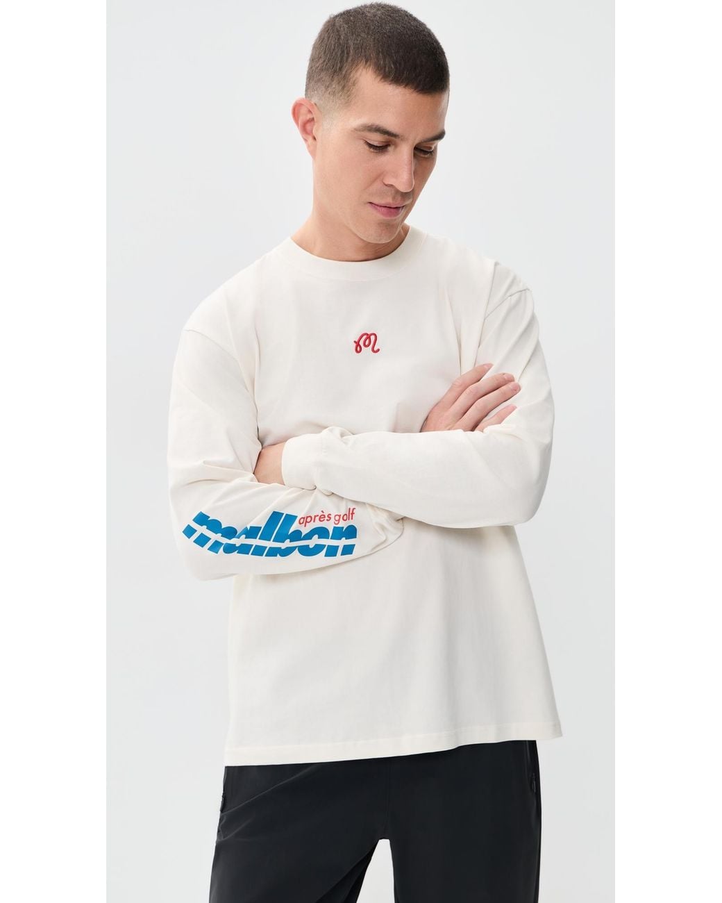 Malbon White Mountain Gorse Tee for men