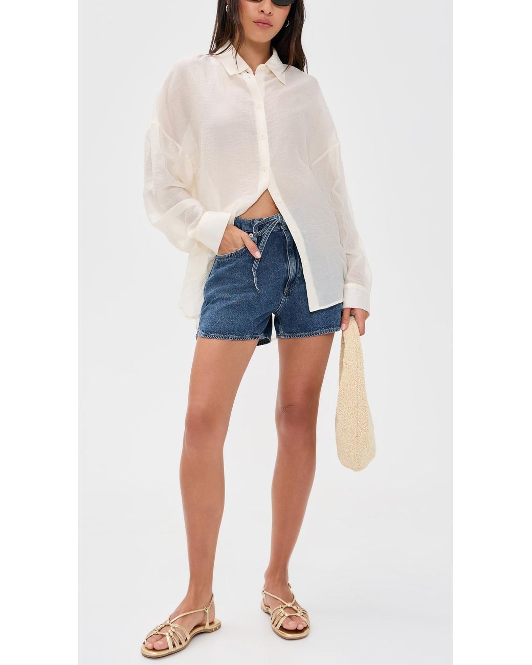 Rag & Bone Blue Uftwt Nolan Shorts