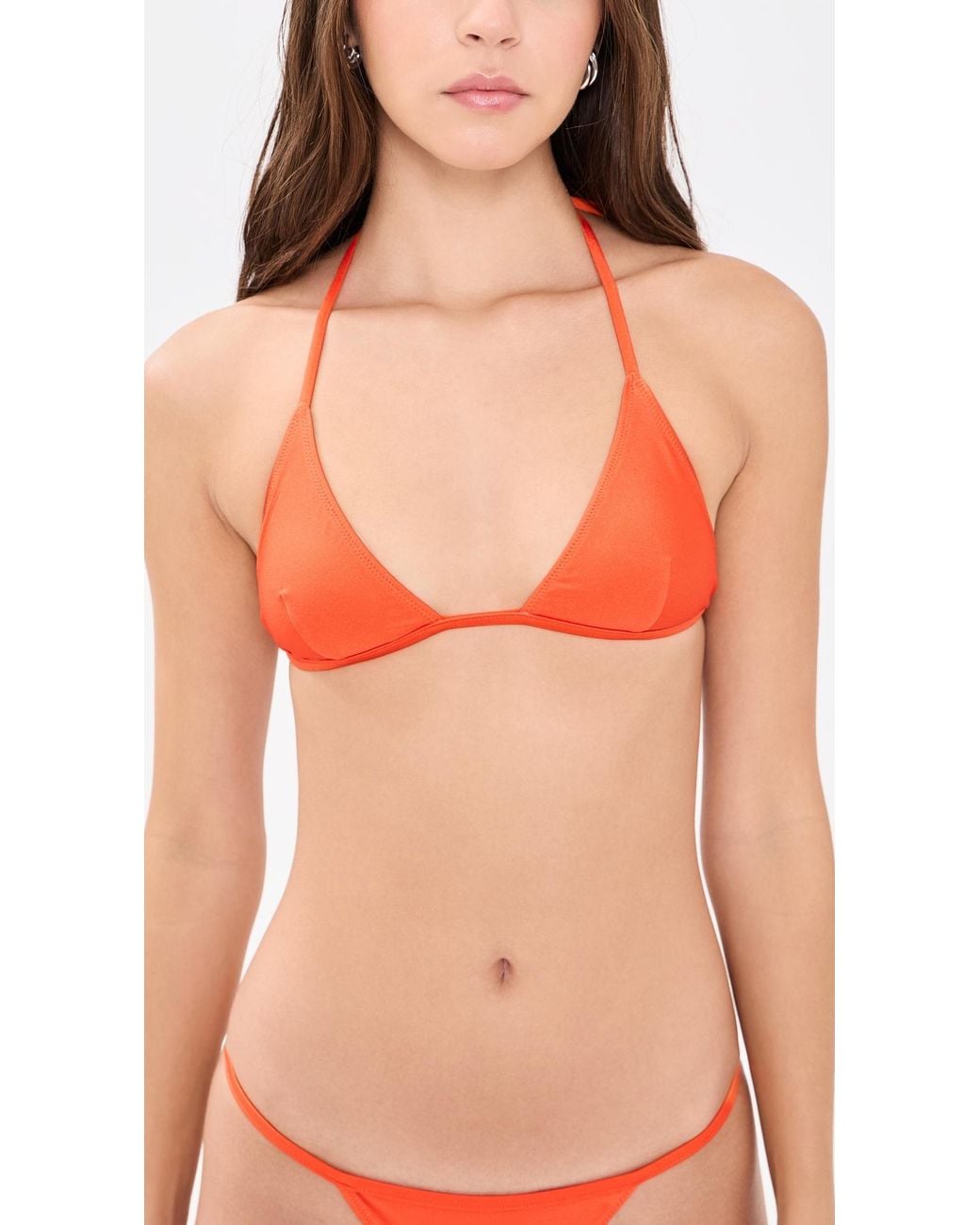 ÉTERNE Orange Thea Bikini Top