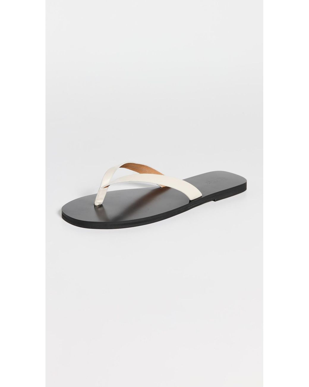 Madewell Black The Gabi Slide Sandals