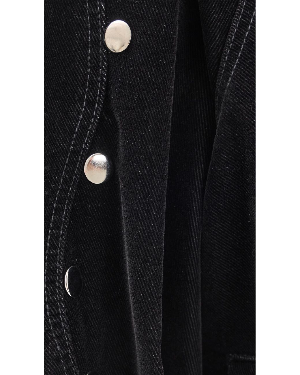 Sixxta Black Corduroy Bomber Jacket