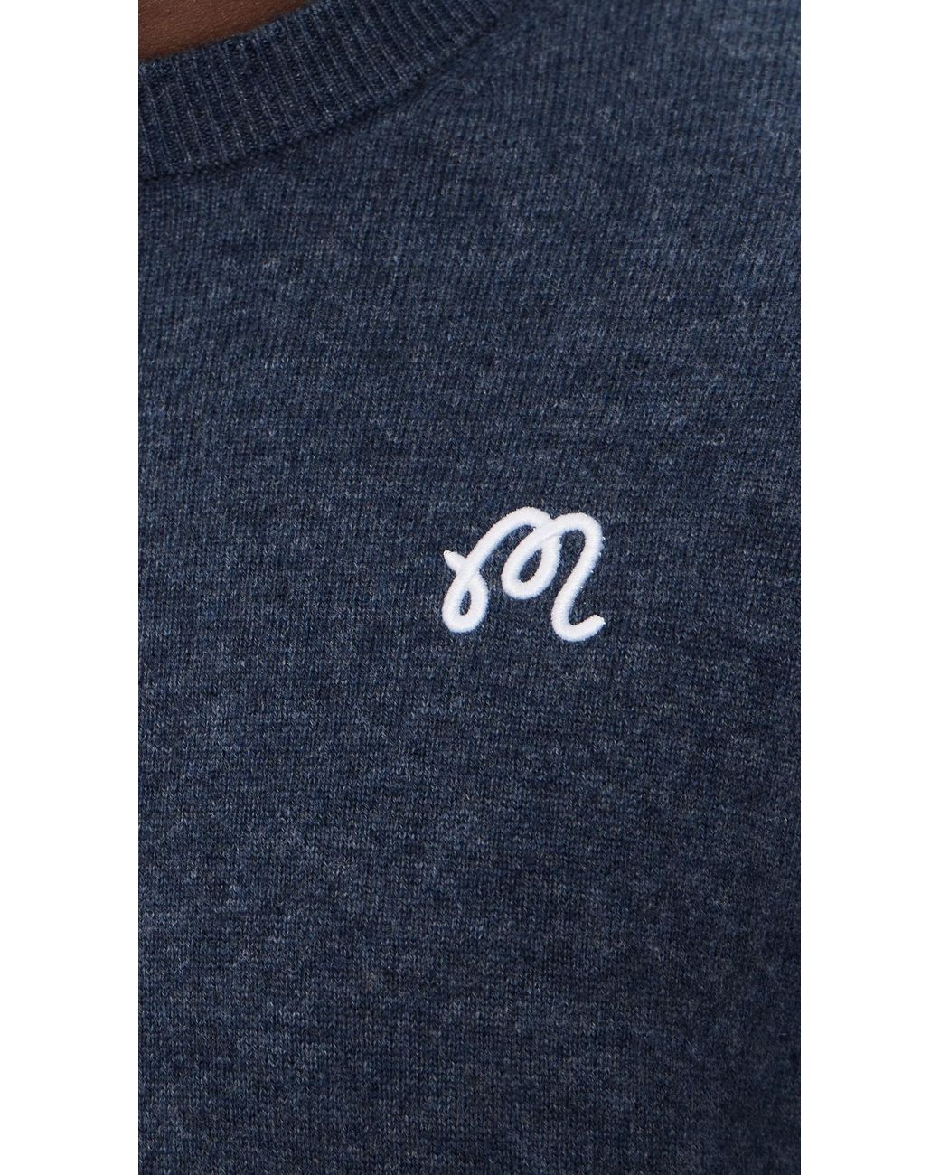 Malbon Blue Script Sweater for men