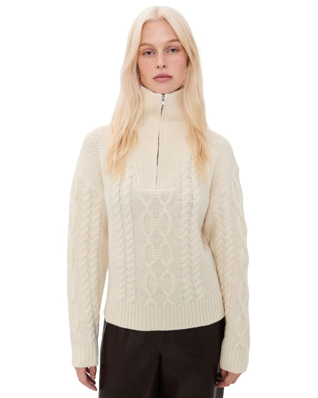 THE GARMENT Natural Como Zip Sweater
