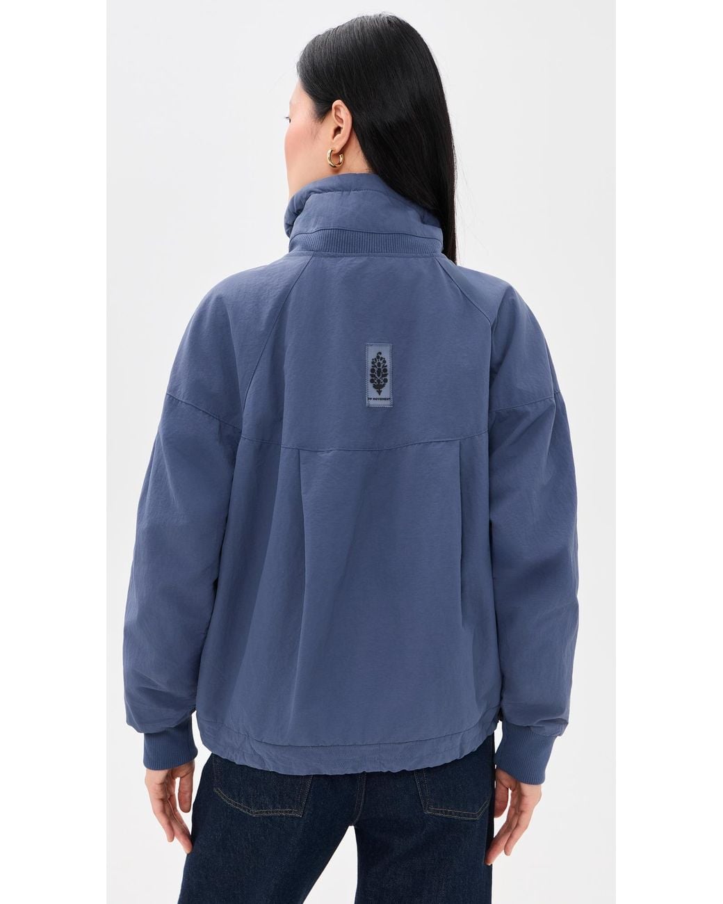 Fp Movement Blue Field Tripper Pullover Jacket