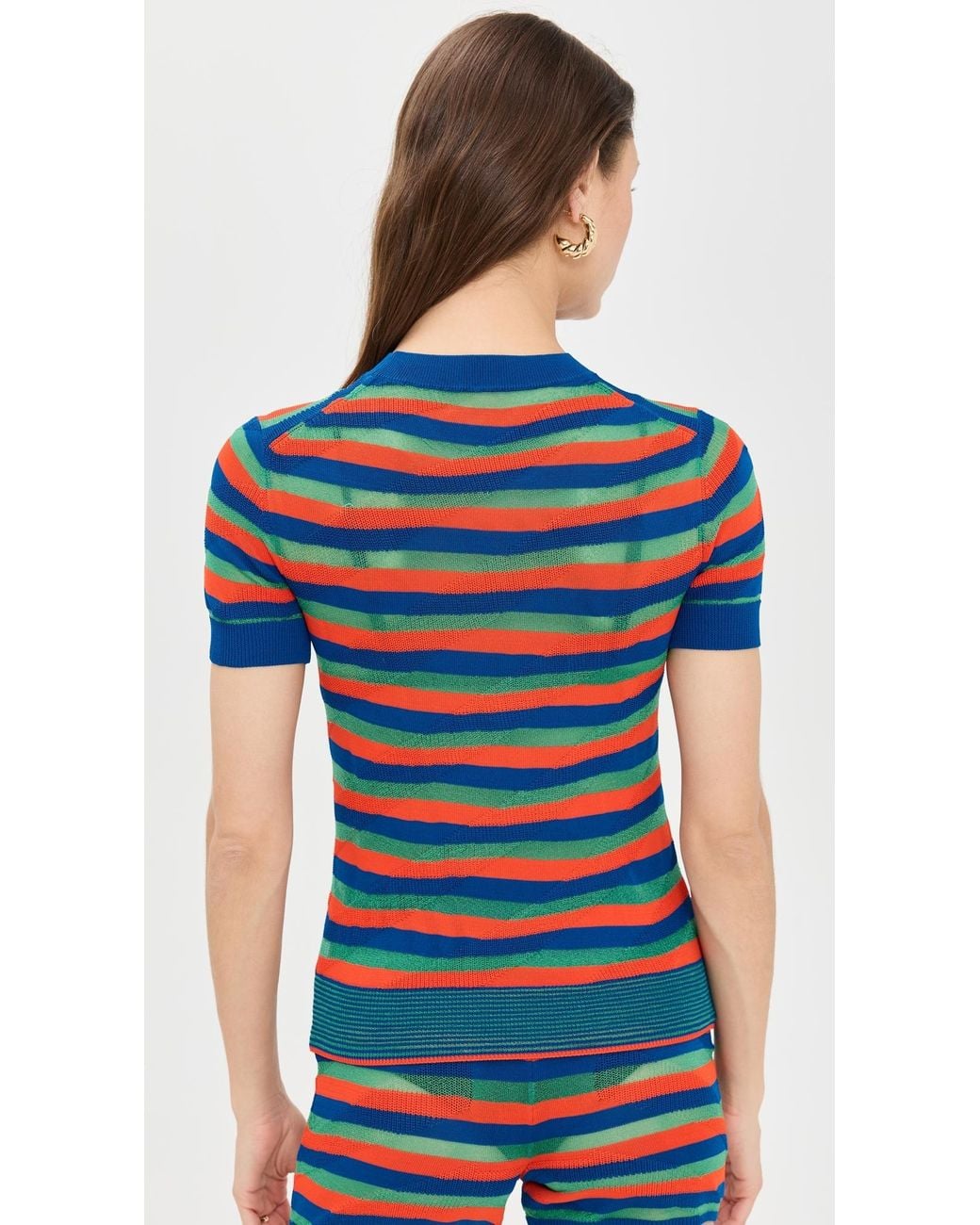 Staud Blue Nicholas Top