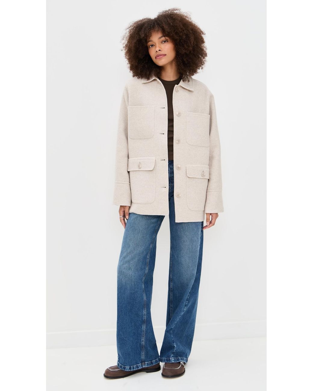 Splendid White Beth Wool Jacket