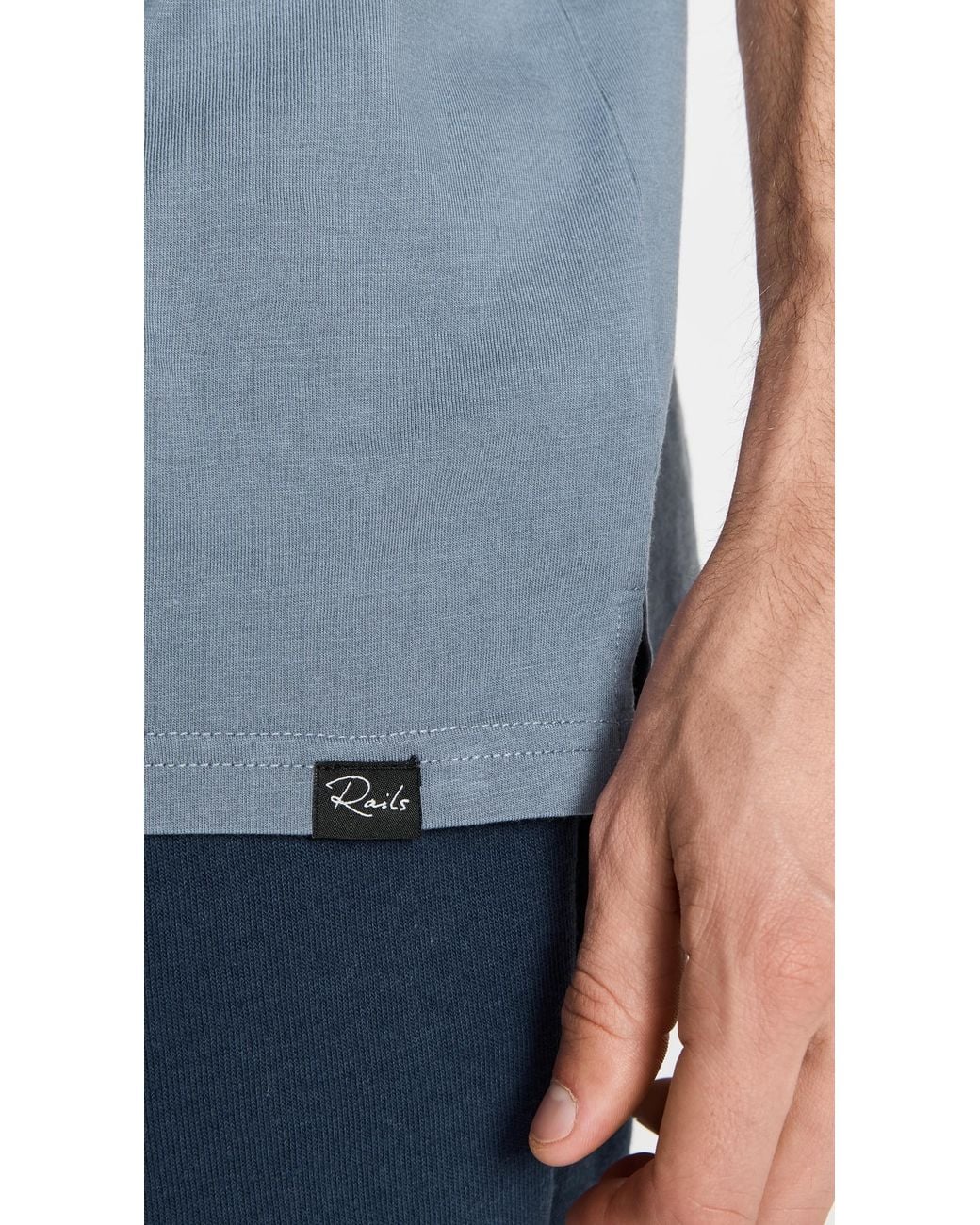 Rails Blue Johnny Pocket Tee for men