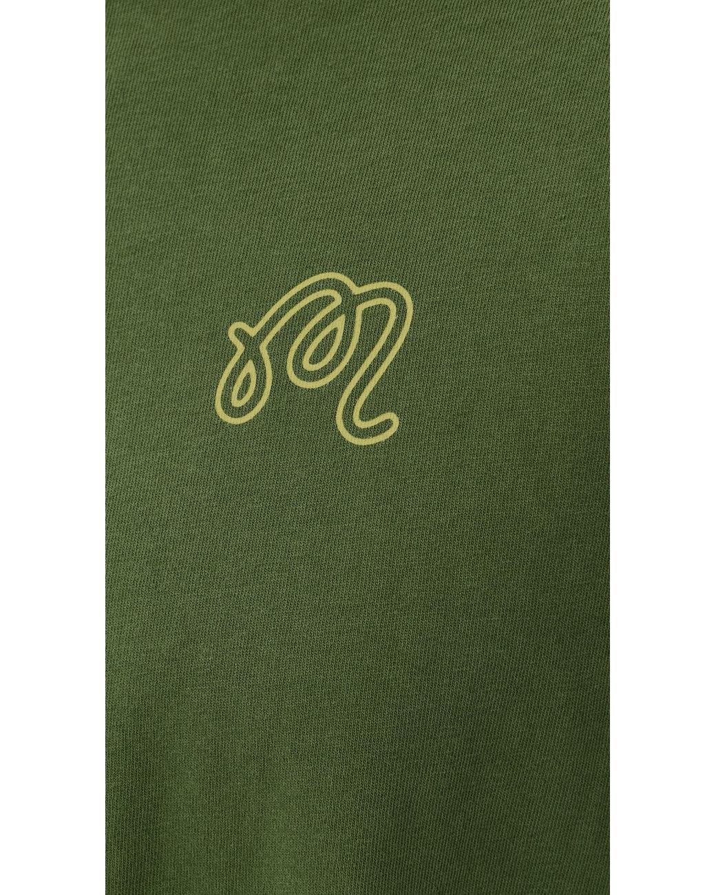 Malbon Green Bermuda Trinity Tee for men