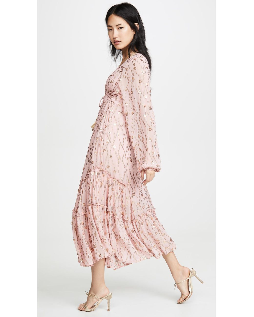 Free People Celina Maxi Dress in Pink | Lyst