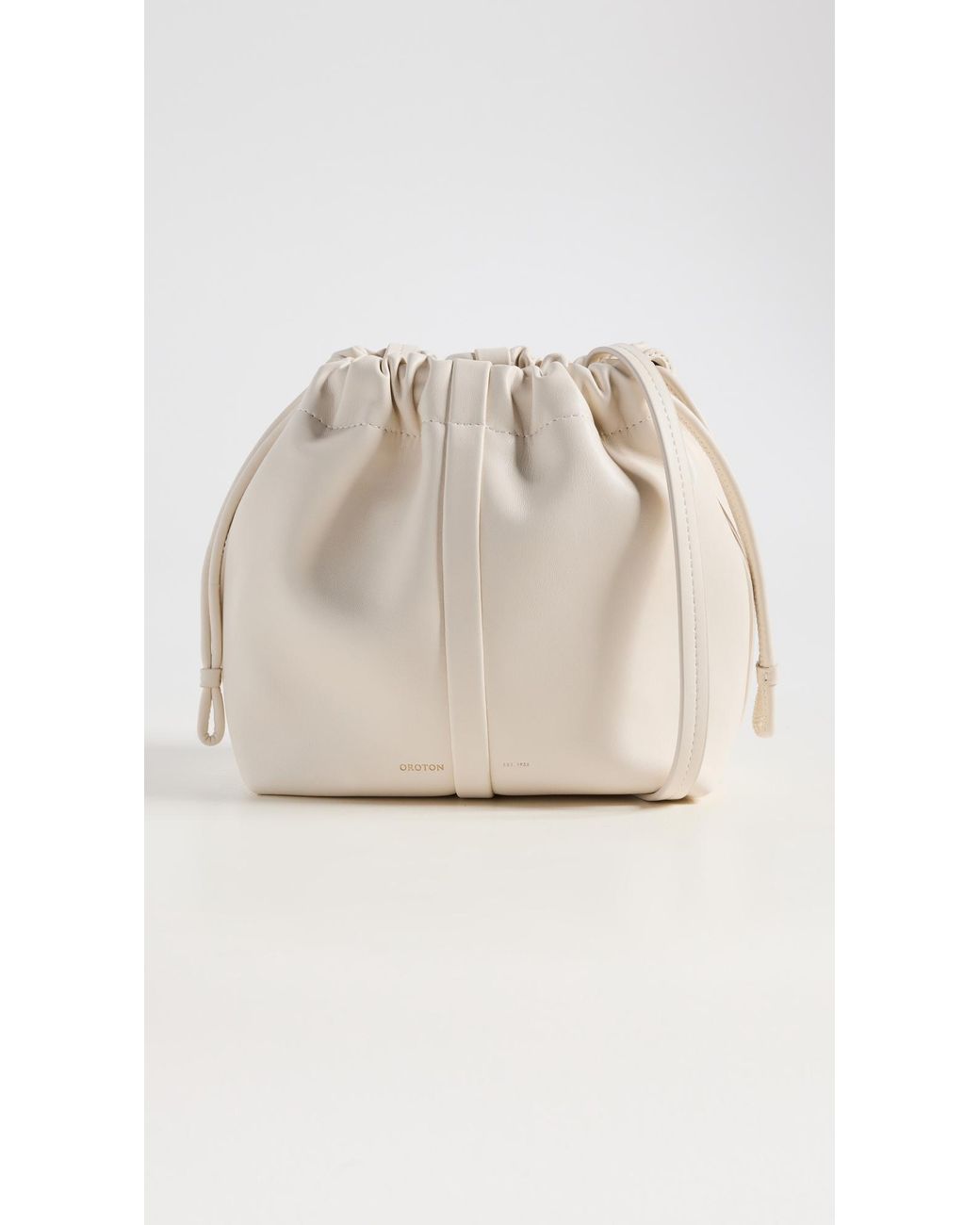 Oroton Leather Curtis Crossbody Bag in Natural Lyst