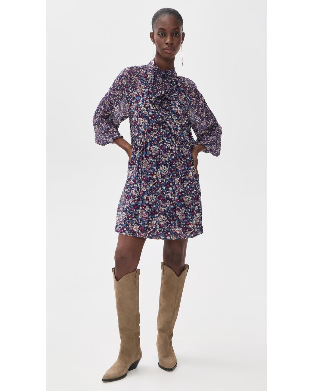 Ba&sh Blue Kimia Dress