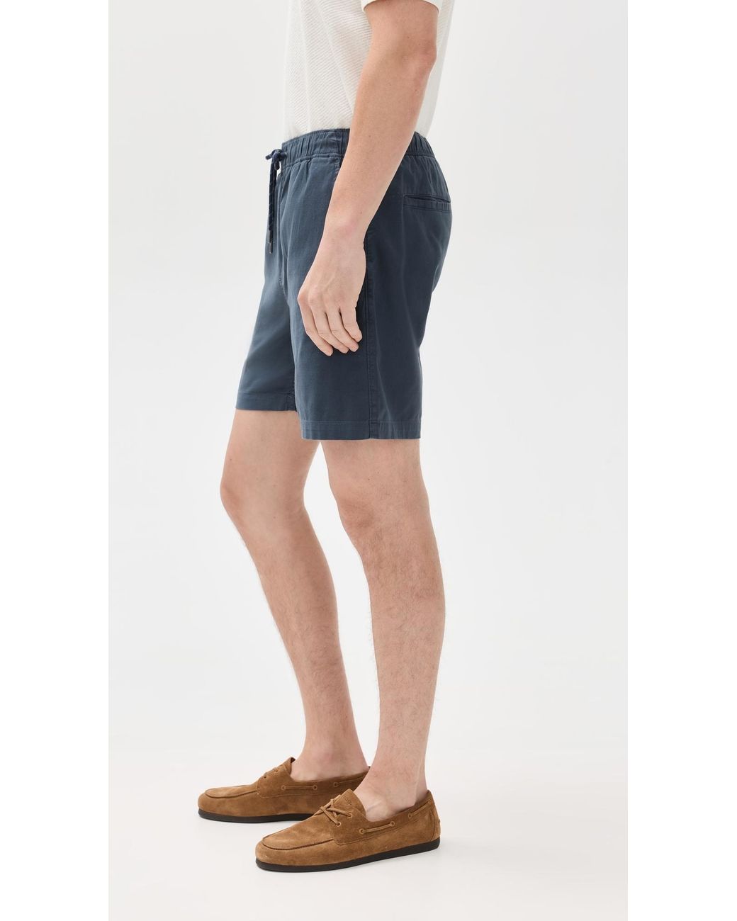 Faherty Brand Blue Essential Drawstring Shorts 6 for men