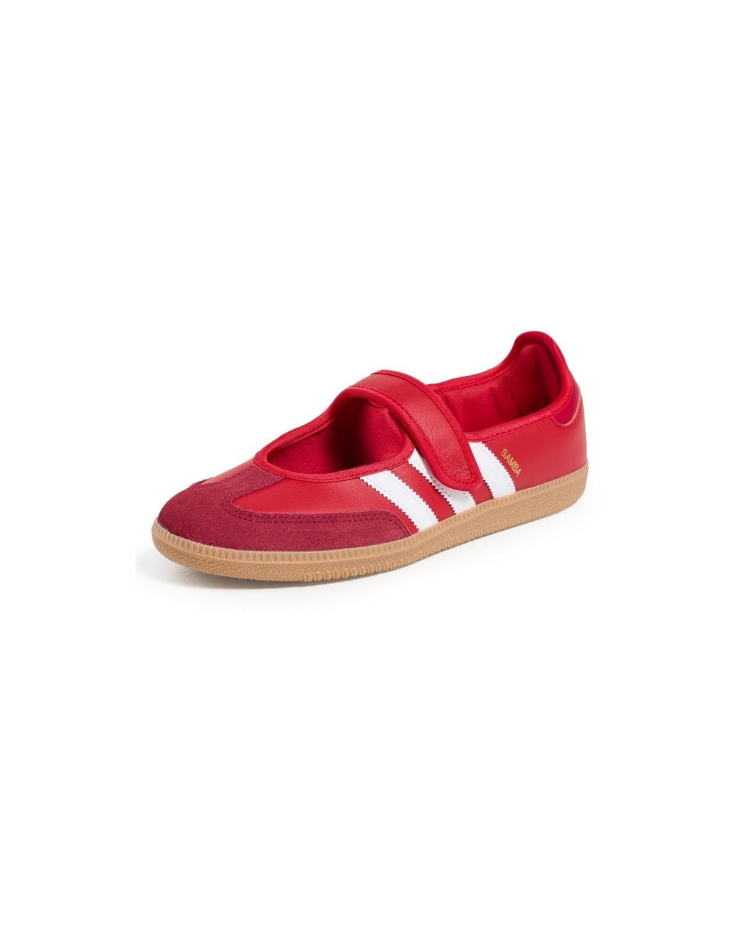 Adidas Red Samba Jane Shoes