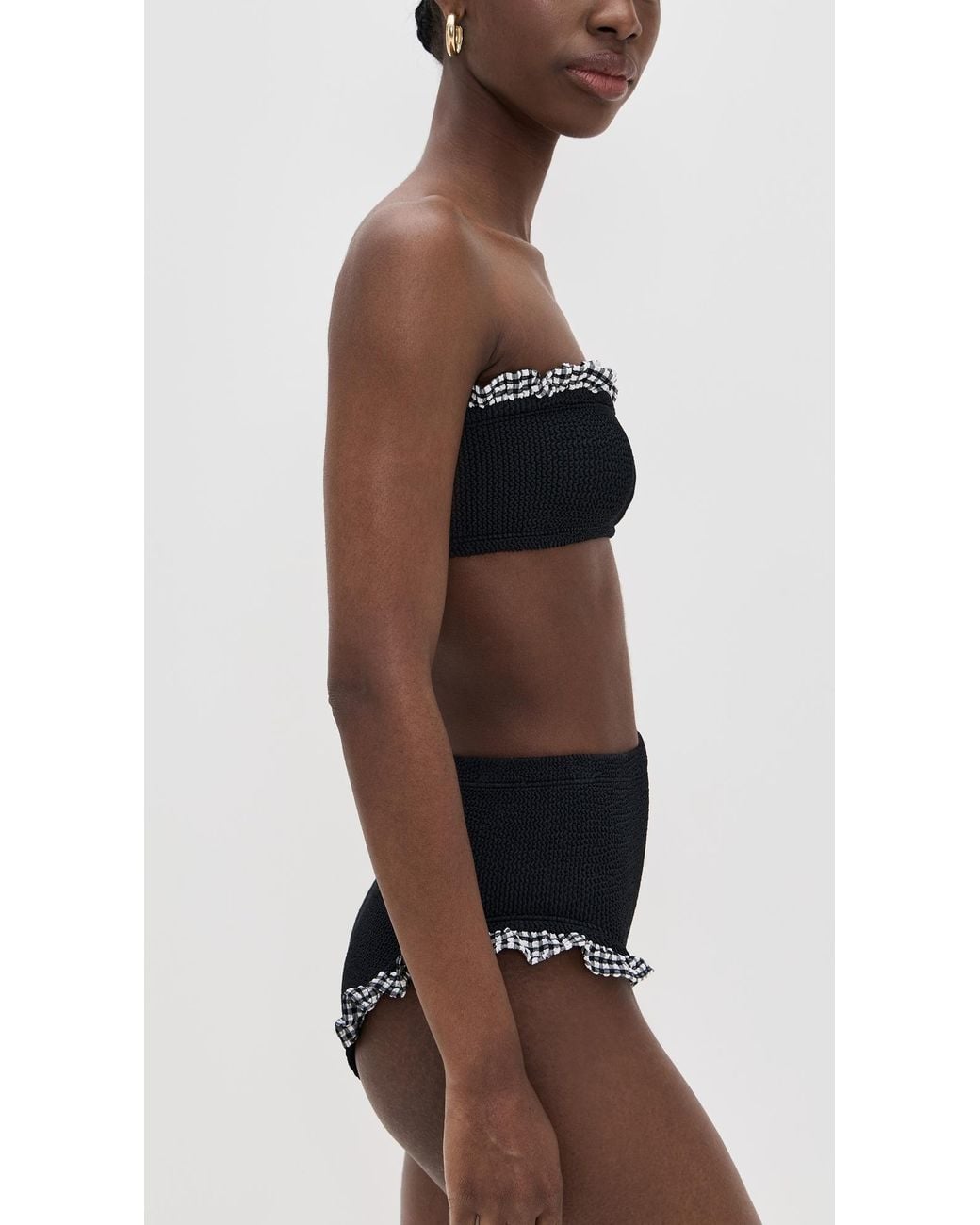 Hunza G Black Peggy Bikini Set