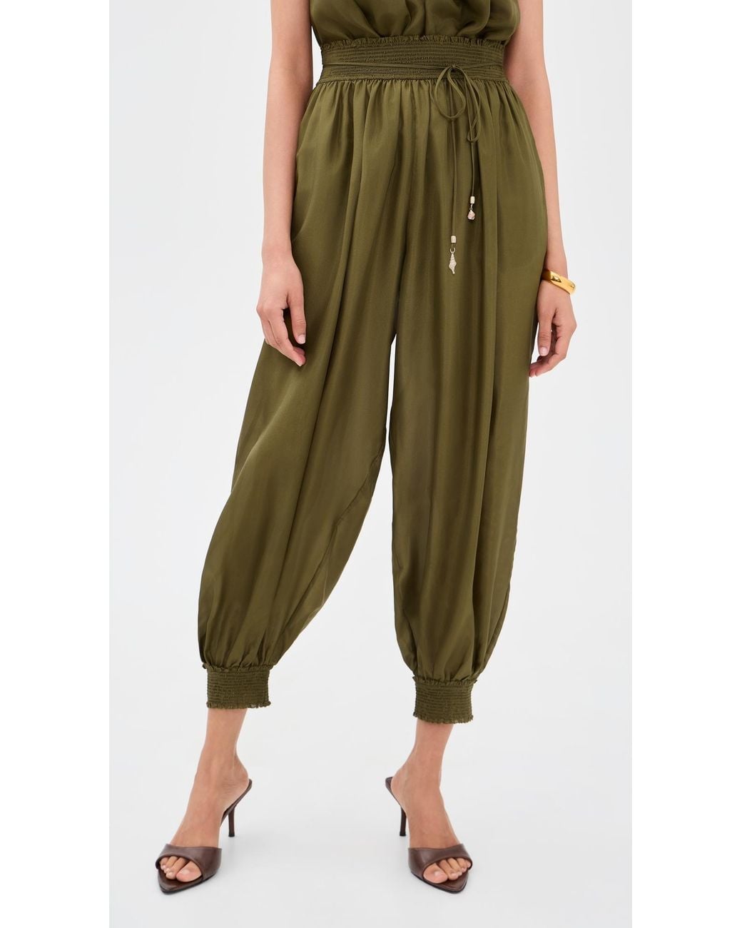 Zimmermann Green Mahon Pants